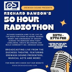 Interview with Richard Dawson after completing 52 hours live on radio
