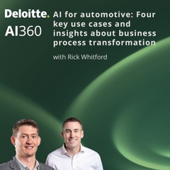 AI for automotive: Four key use cases and insights about business process transformation