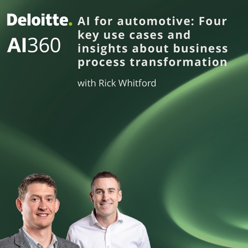 AI for automotive: Four key use cases and insights about business process transformation