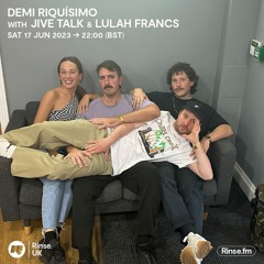 Demi Riquísimo with Jive Talk & Lulah Francs - 17 June 2023