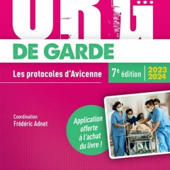 URG' de Garde 2023-2024: Les protocoles d'Avicenne (7e édition)  téléchargement gratuit PDF - jNeSQBK66V