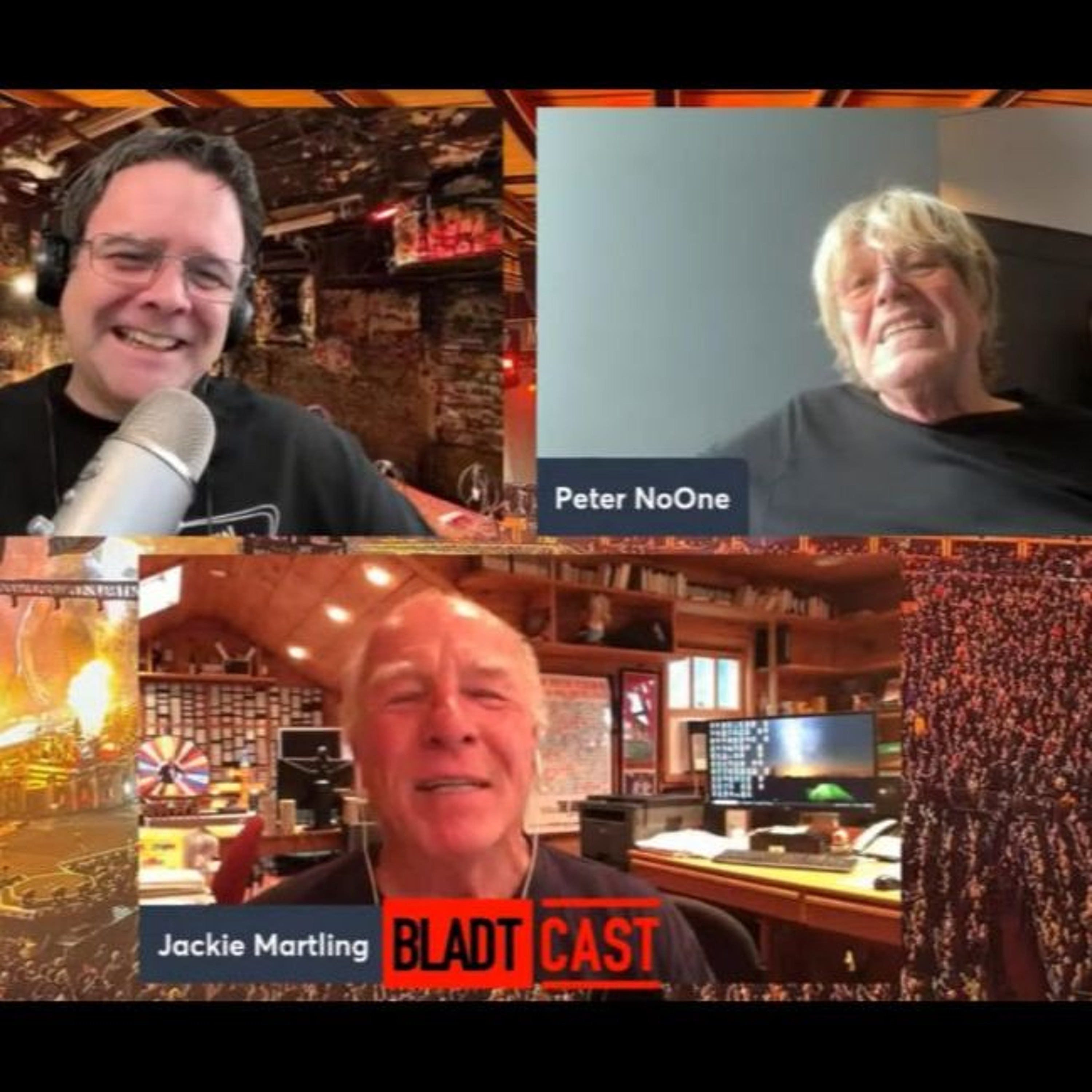 The Bladtcast #604 - "The Noonatic Fringe" (with Peter Noone & Special Guest Jackie Martling) episode artwork