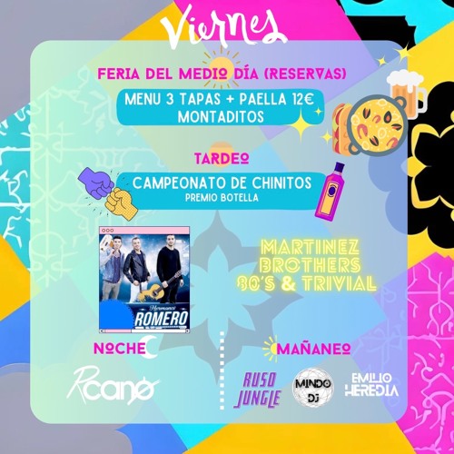 Mañaneo /MINDO VS EMILIO HEREDIA (viernes) @ Fiestas Chirivel 2023