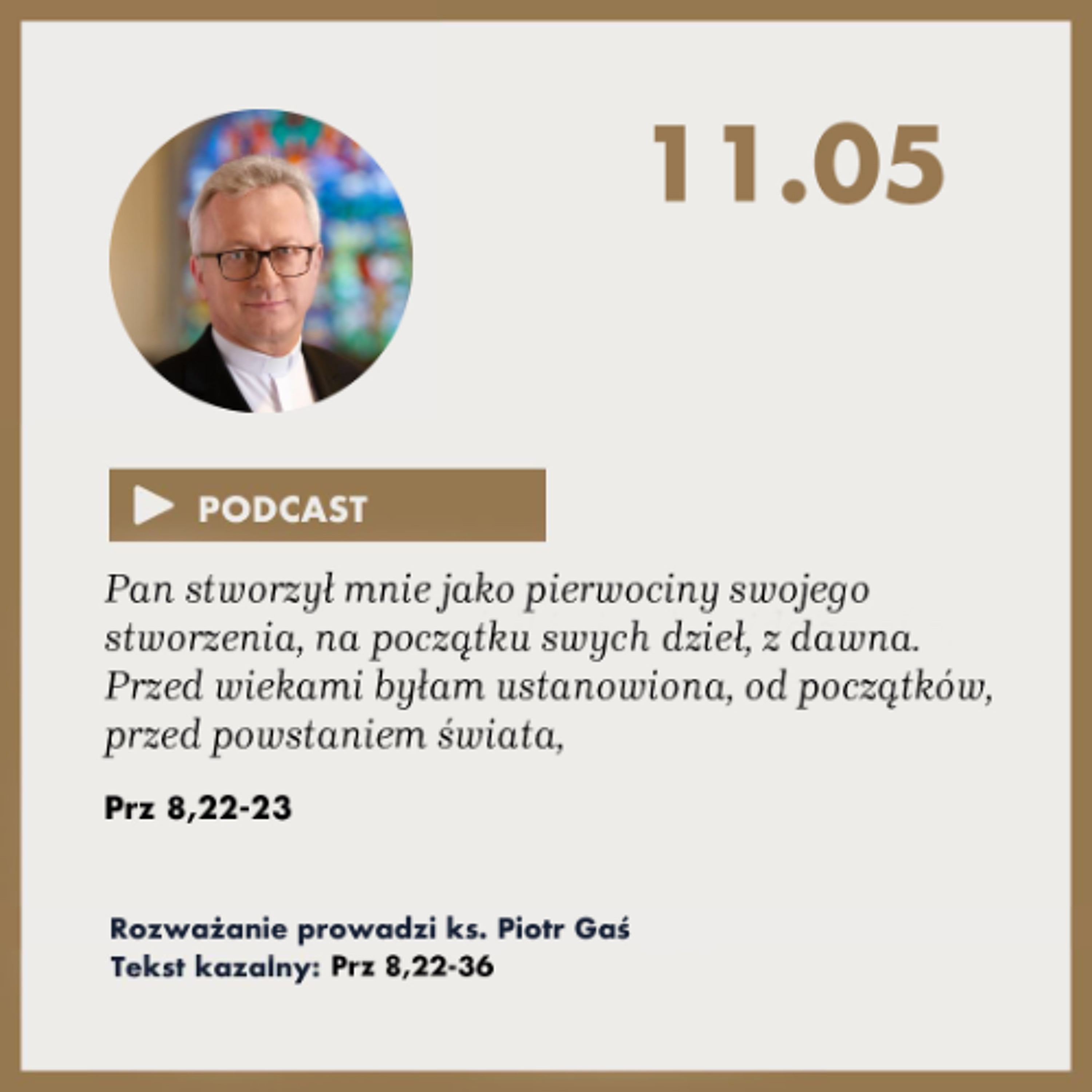 Rozważanie z nabożeństwa z 11 maja 2025 episode artwork