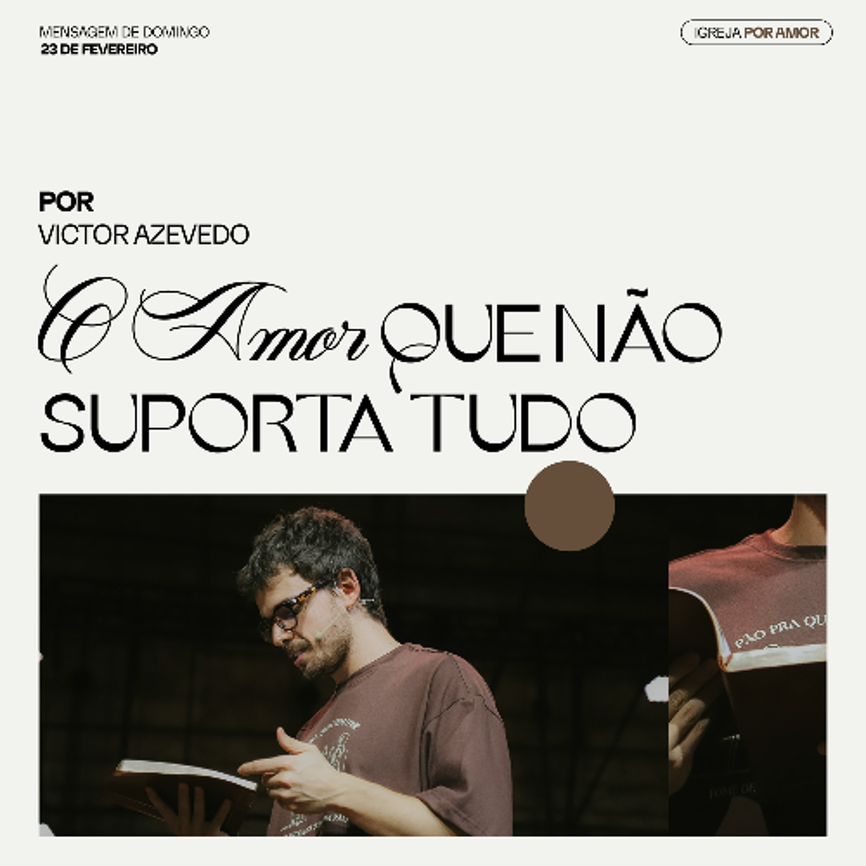 O amor que não suporta tudo | Igreja Por Amor | Victor Azevedo  | 23 de fevereiro de 2025 episode artwork