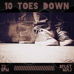 "10 Toes Down" Boom Bap Beat 72 BPM Bb MAJ