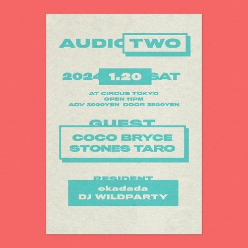 DJ set in 2024/01/20 AUDIO TWO