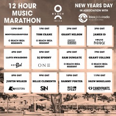 Grant Collins - O Beach Ibiza New Years Day 12 Hour Music Marathon