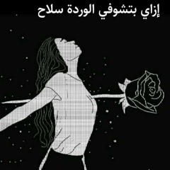 قصيده (ازاي بتشوفي الورده سلاح) كتابه والقاء (احمد علام )