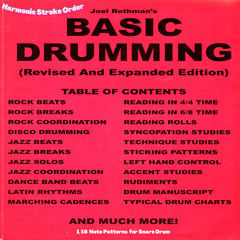 1/16 Note Patterns for Snare Drum - Joel Rothman (page 152-53)