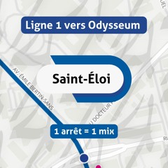 Saint-Éloi - Ligne 1 vers Odysseum