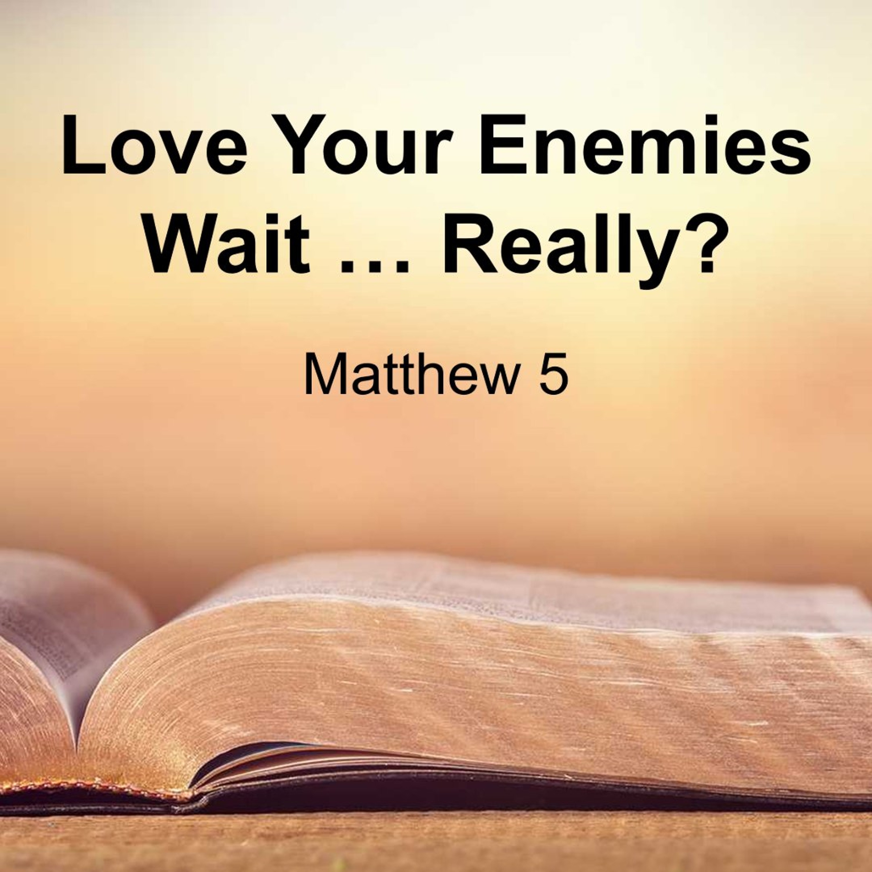 Love Your Enemies! Wait ... Really? episode artwork