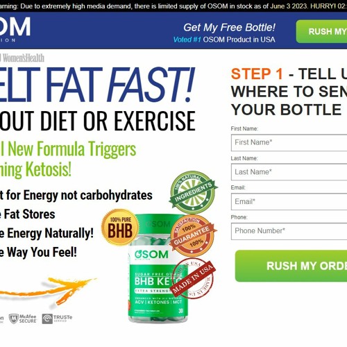 Osom Keto BHB Gummies - Increase Ketosis For Faster Fat Burn?