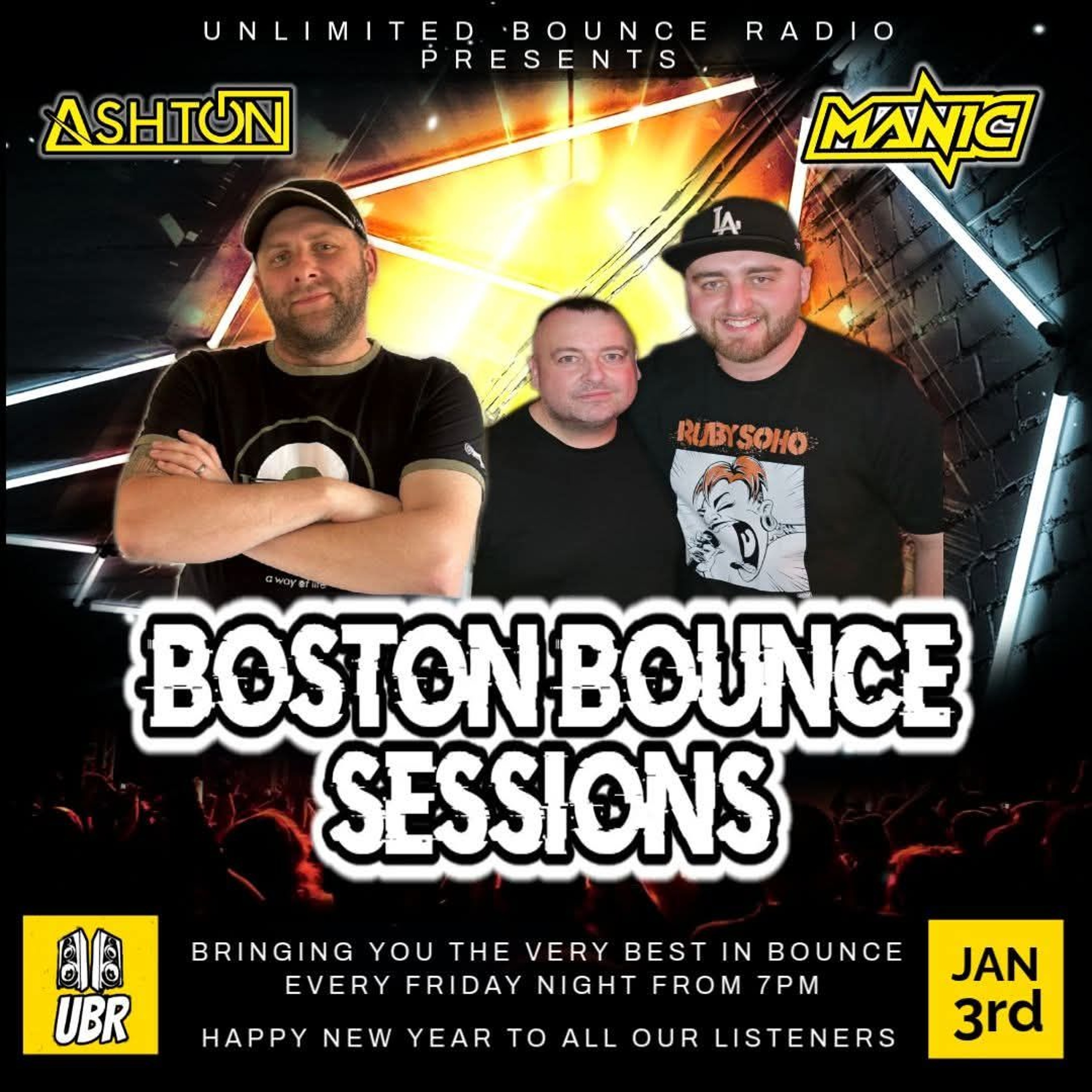 MANIC INTERVIEW & GUEST MIX - Boston Bounce Sessions UBR 03 - 01 - 2025 episode artwork