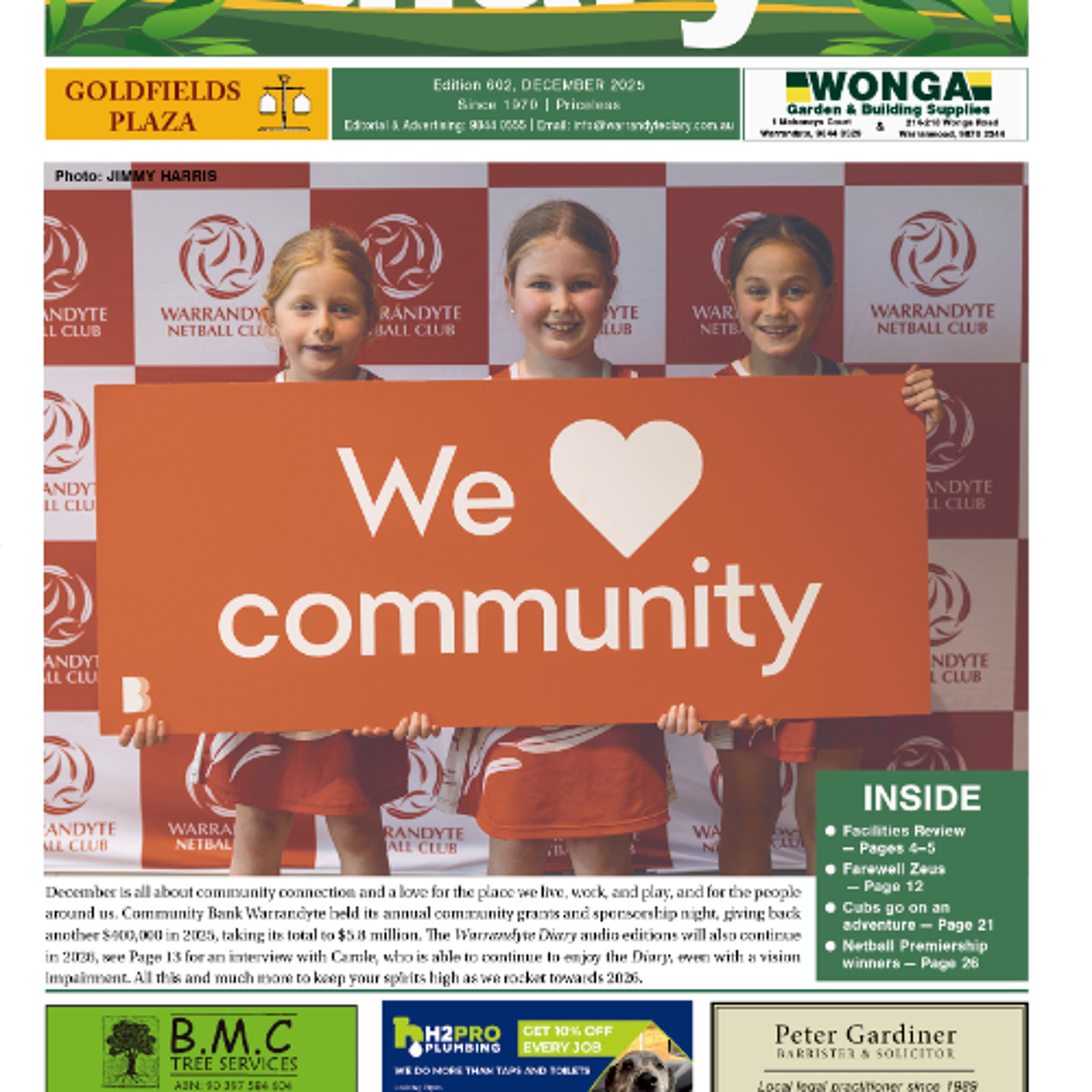 Reading of the Warrandyte Diary articles