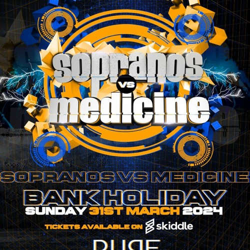 Sopranos Vs Medicine LIVE SET - Nicki B - Robson, Kwek, Eazy, Pulse, Viper, Roach