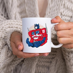 Transformers Optimus And Catnip Bravo Mug