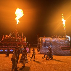 LeTigra Plays on the Garage Mahal Ganesh Mobile at Burning Man 2025 for HomeGrown Pollinator