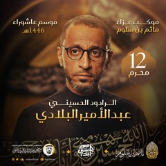 03 خلوني ويا حسين - عبدالامير البلادي - ليلة 12 محرم 1446هـ 2024م