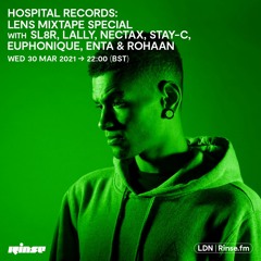 Enta - Rinse FM Mix for Hospital Records: Lens Mixtape Special