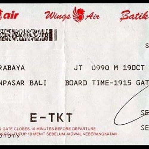 Stream Boarding Pass Lion Air Pdf from Jessica Listen online for free on SoundCloud