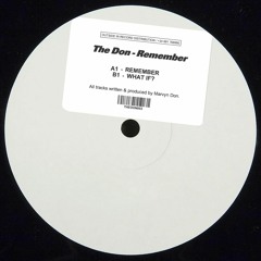 The Don - Remember / THEDON03