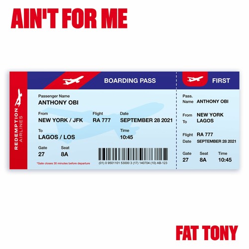 Fat Tony - Ain't For Me EP