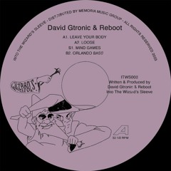 Premiere: A1 - David Gtronic & Reboot - Leave Your Body [ITWS008]
