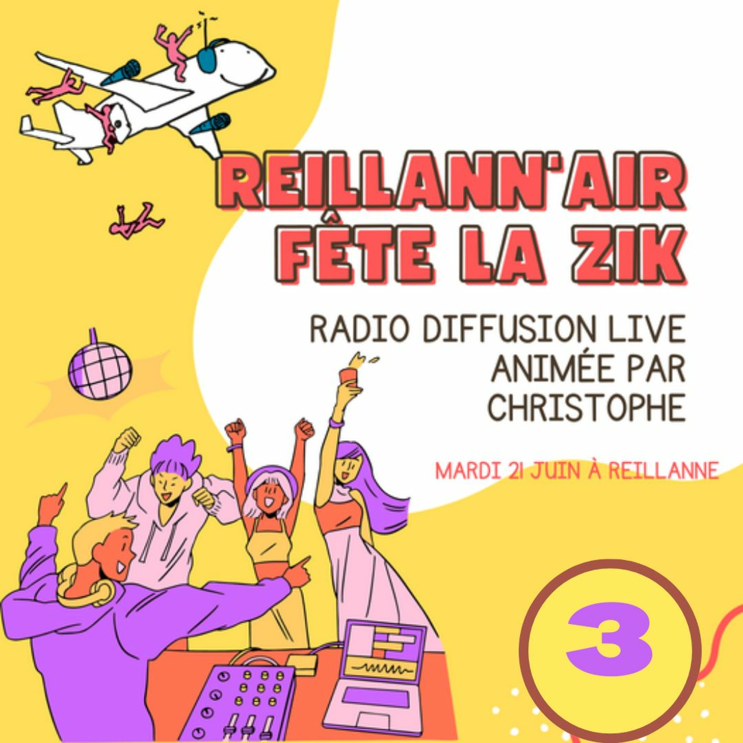 MIX 3 -  -21H45 - 22H15  Place Marché -Fete Zic -Reillanne Down-Town - 2022.r