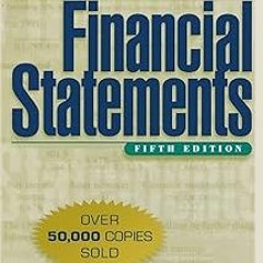 ✔PDF/✔READ Analysis of Financial Statements
