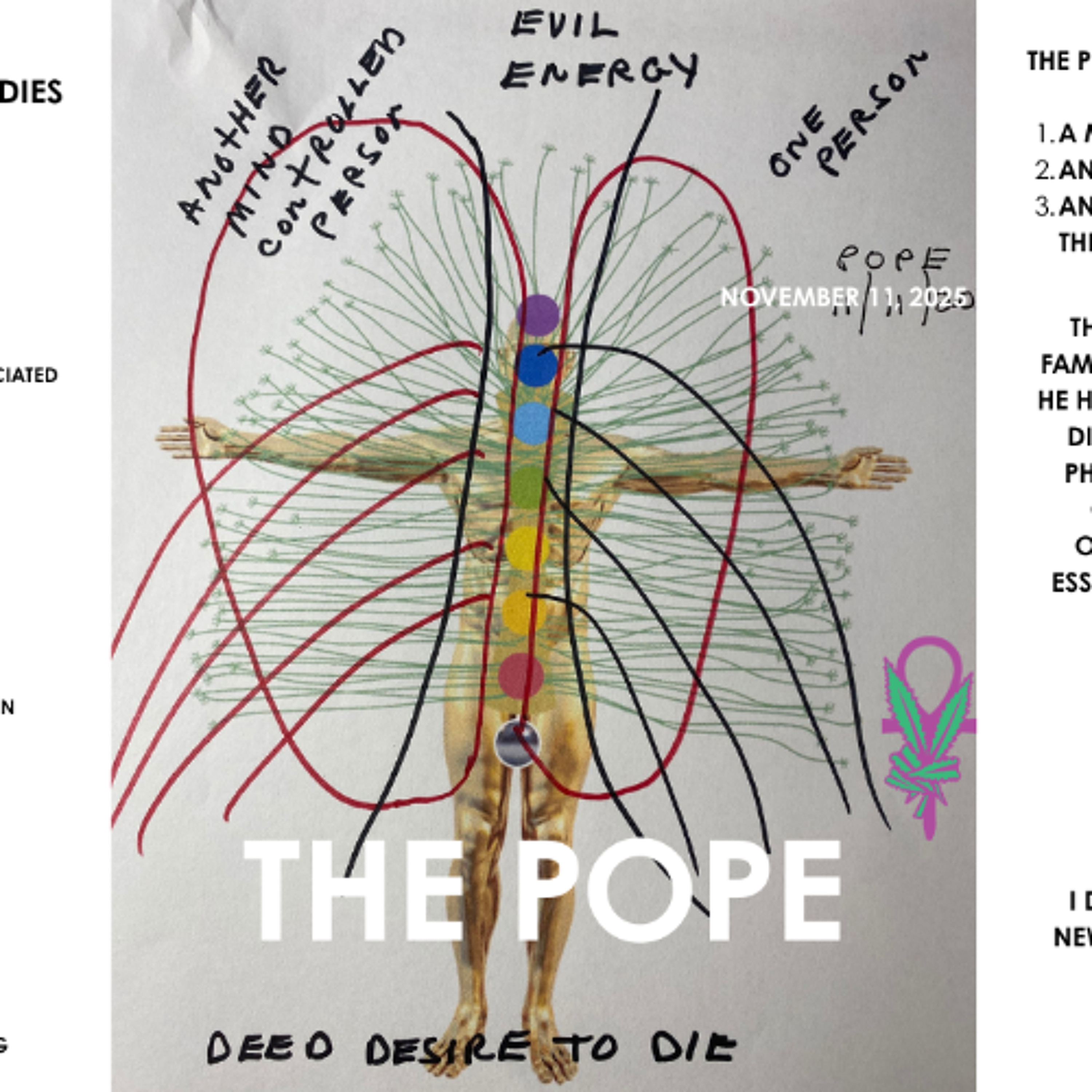 POPE EVIL-BLACK MAGIC-VENEZUELA- US MAP - NOVEMBER 11th, 2025
