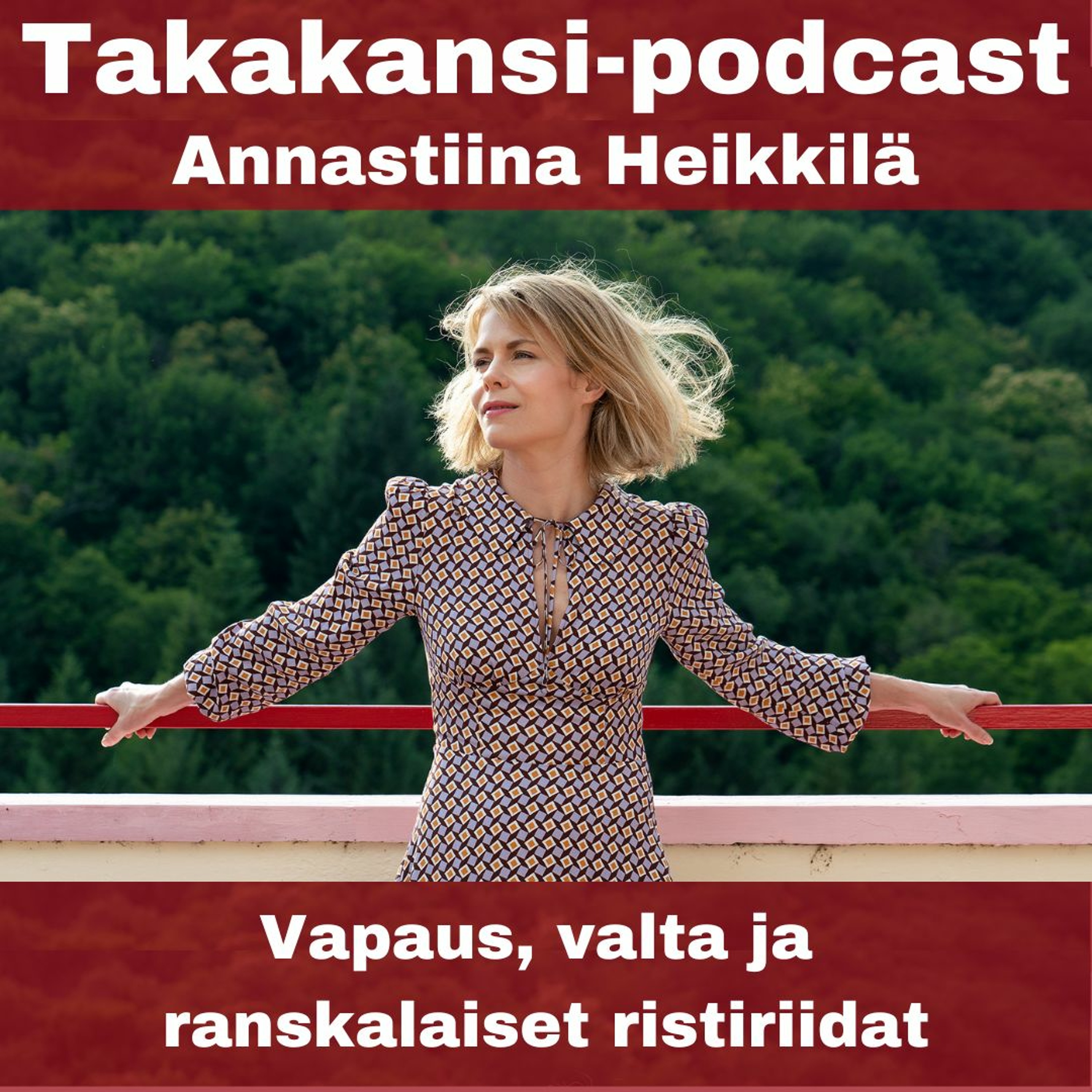 Takakansi-podcast - kiireettömiä kohtaamisia kirjojen, lukemisen ja kirjoittamisen äärellä