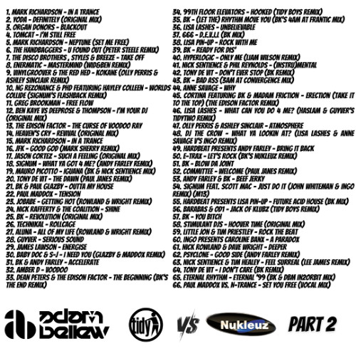 Tidy vs Nukleuz Part 2 July 2025 - Classic Hard Trance and Hard House