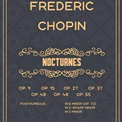 Télécharger eBook Nocturnes: Sheet music for piano PDF EPUB V52Do