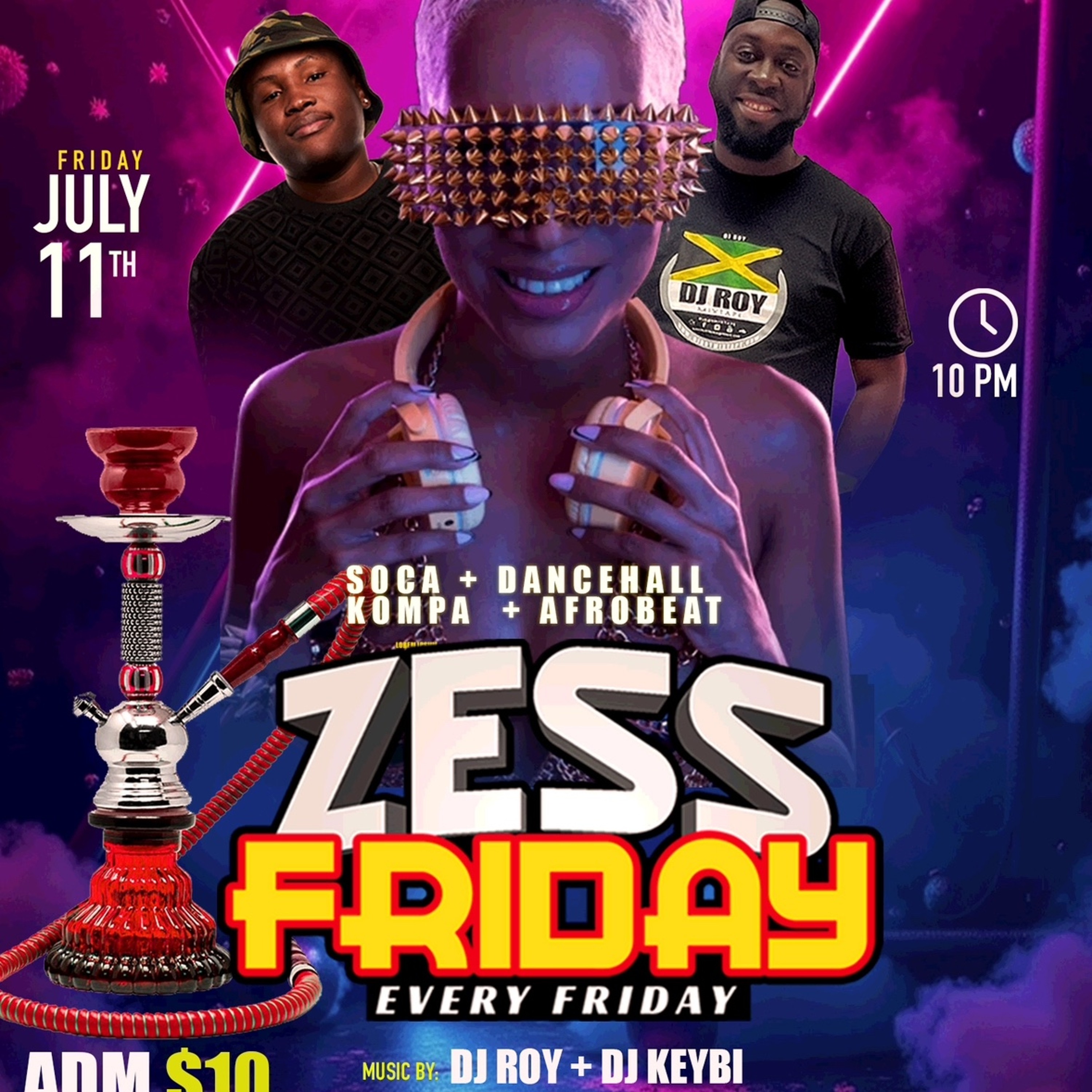 ZESS FRIDAY DJ ROY X DJ KEYBI SOCA DANCEHALL HIP HOP 11 7.4.25  LIVE AUDIO