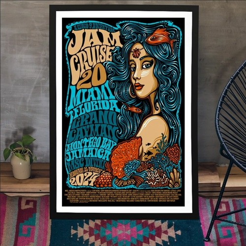 Stream Jam Cruise MSC Divina Miami, FL Feb 25 Mar 1 2024 Poster by