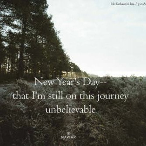Naviarhaiku469 – New Year's Day