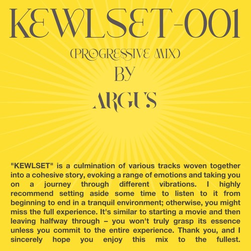 KEWLSET // 001 // PROGRESSIVE MIX
