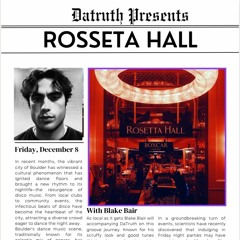 DA TRUTH's Set At Rosseta Hall With Blake Bair
