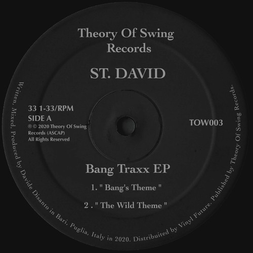 PREMIERE: St. David - Bang's Theme (Bang Traxx EP)