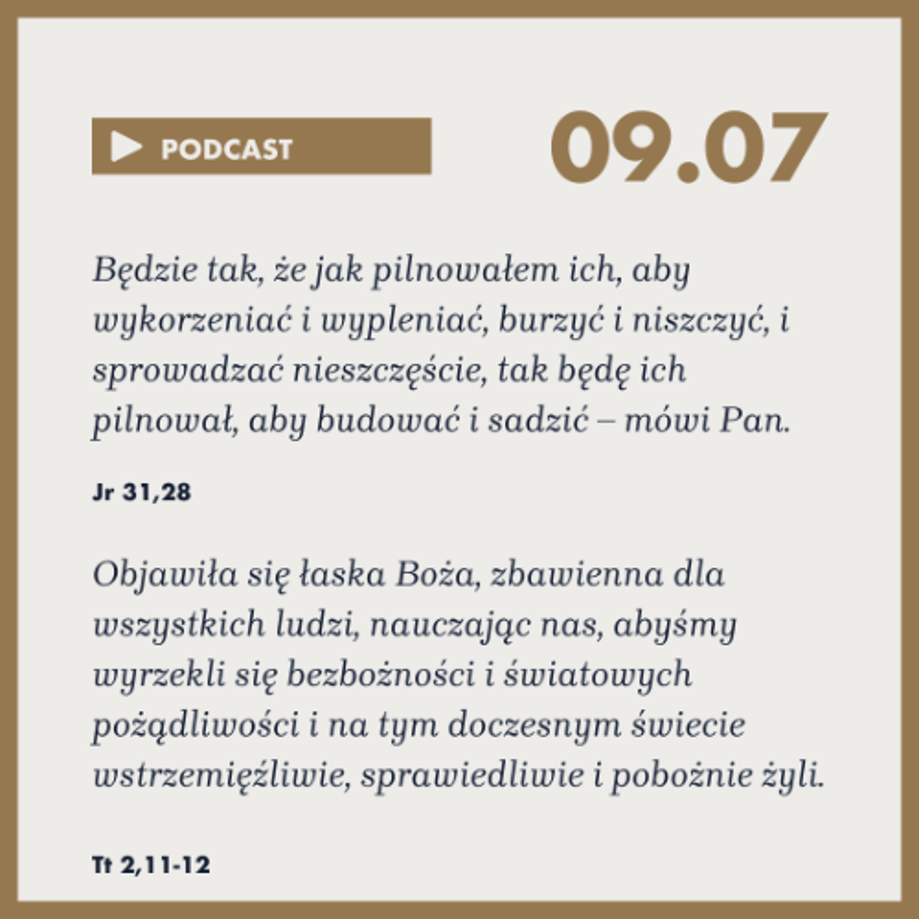 Poranek ze Słowem na 9 lipca 2025 episode artwork