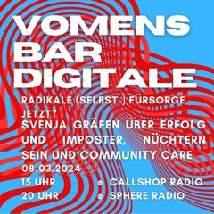 Vomens Bar digitale #42 - Im Gespräch mit Svenja Gräfen - 08.03.2024