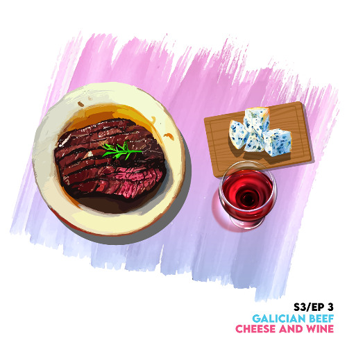 Galician Beef, Cheese and Wine