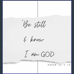 {pdf} 📖 Be still & know line Journal 5.7 x 8.5 in, 200 pages, Black and White, Cute journal for wr