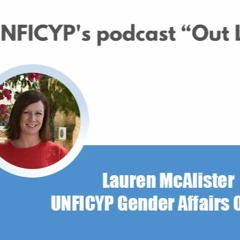 Out loud podcast with UNFICYP's Gender Affairs Officer, Lauren Mcalister