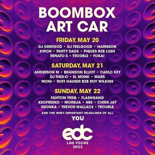 Live @ Boombox Art Car, EDC Las Vegas 2022