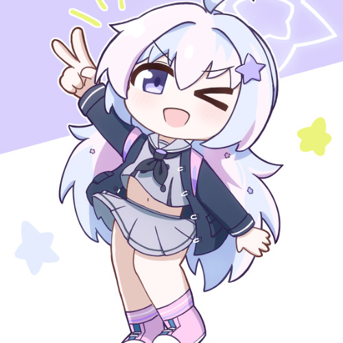 【NoAU/Undertale x Blue Archive】Hello! Kyouyama Kazusa!(Uzawa Reisa "Nyeh Heh Heh!")