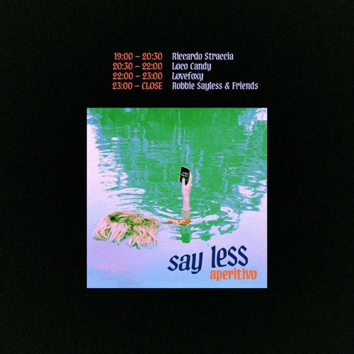 [RS Radio] Recorded @ Say Less Aperitivo Giri Berlin | March 2024