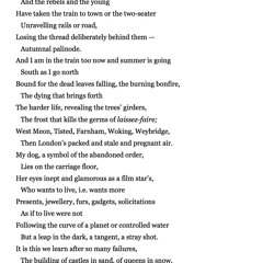 399 From Autumn Journal (I) by Louis MacNeice