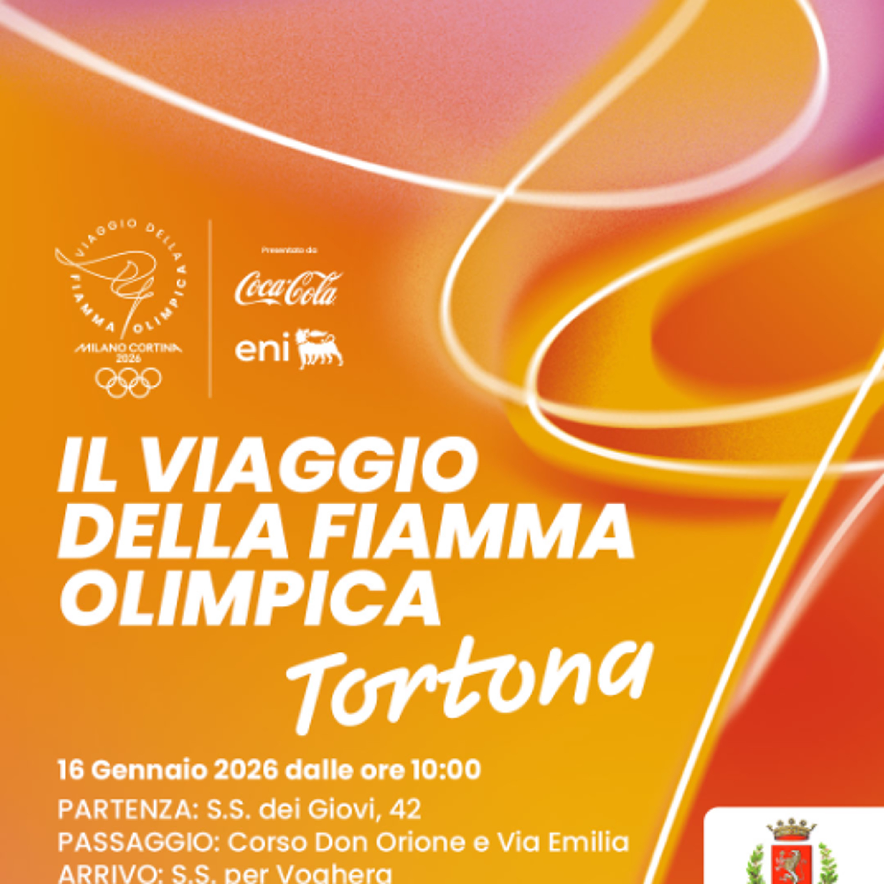 Venerdì la Fiaccola Olimpica a Tortona: l'intervento del sindaco episode artwork